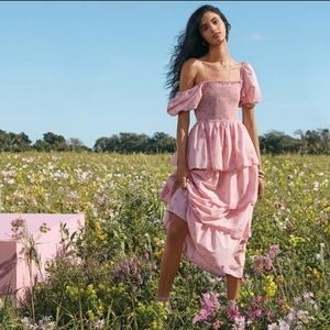 NWOT LoveShackFancy x Target Dress in Pink Size M